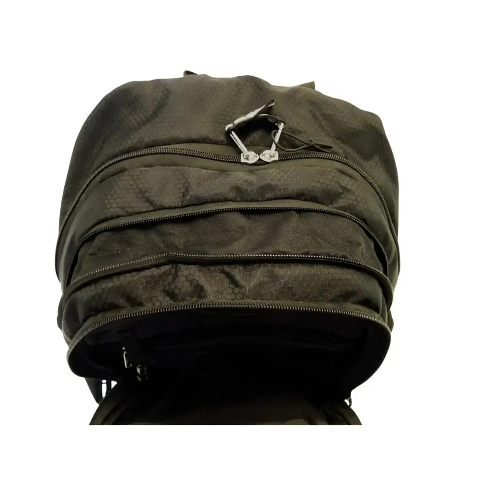 Eastsport Black Multi‑Pocket Backpack – Recycled Polyester